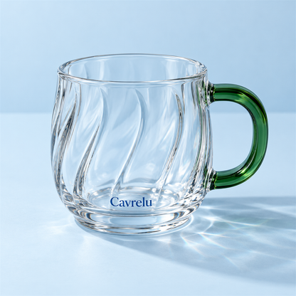 Cavrelu Verde Twist Coffee Glass