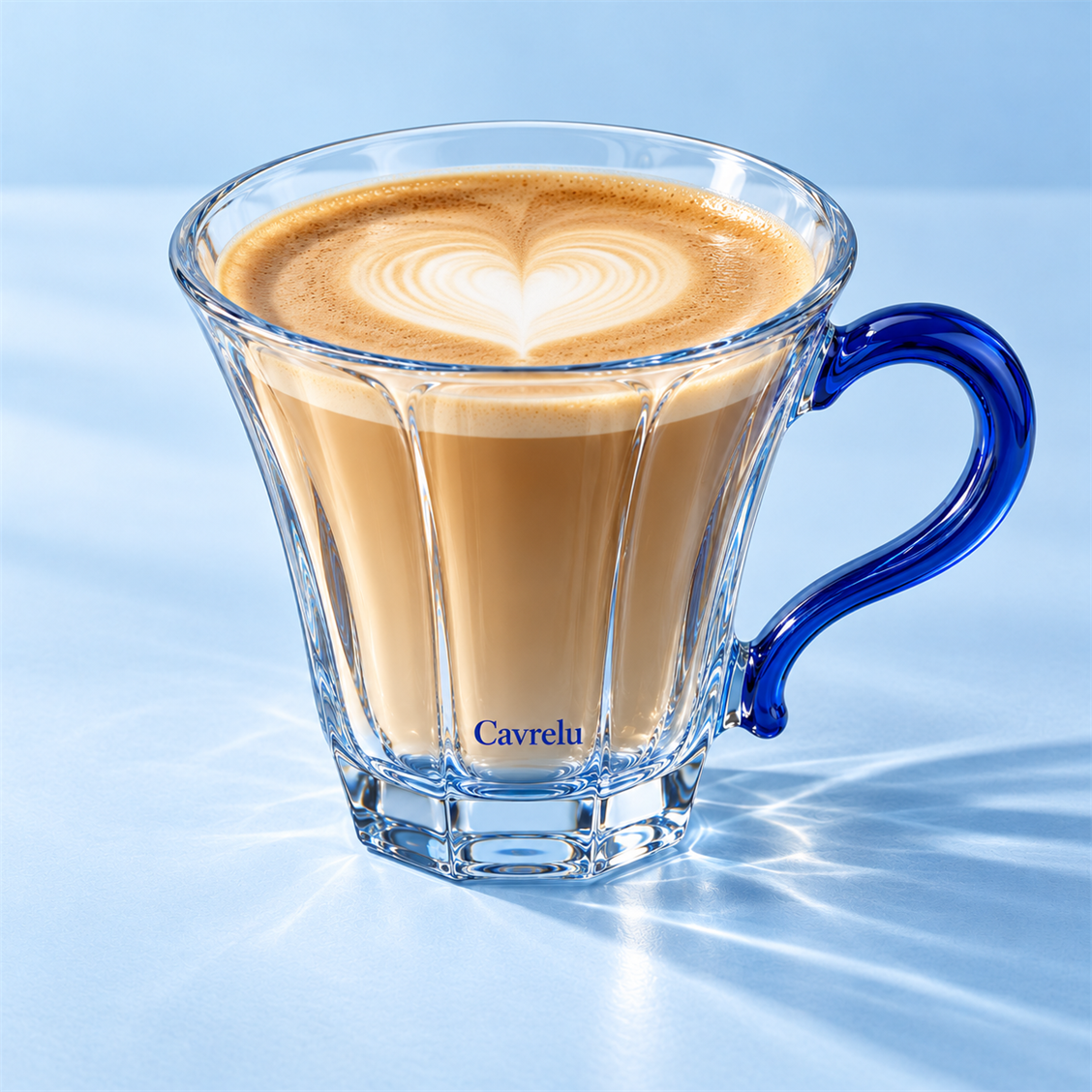 Cavrelu Cobalt Flare Cappuccino Cup